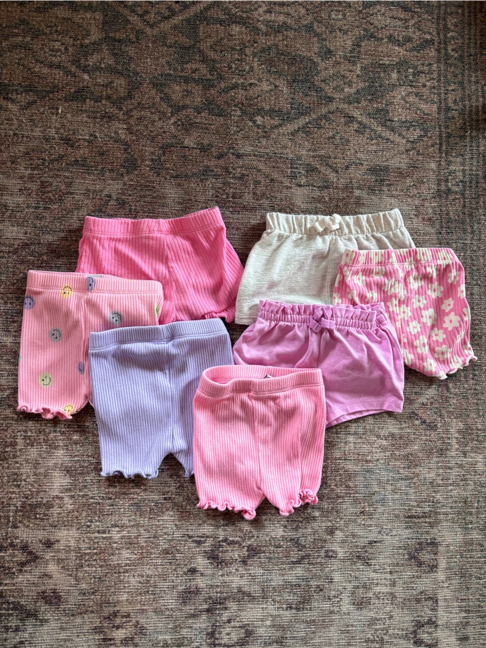 Baby Girl Shorts Lot - 7 total